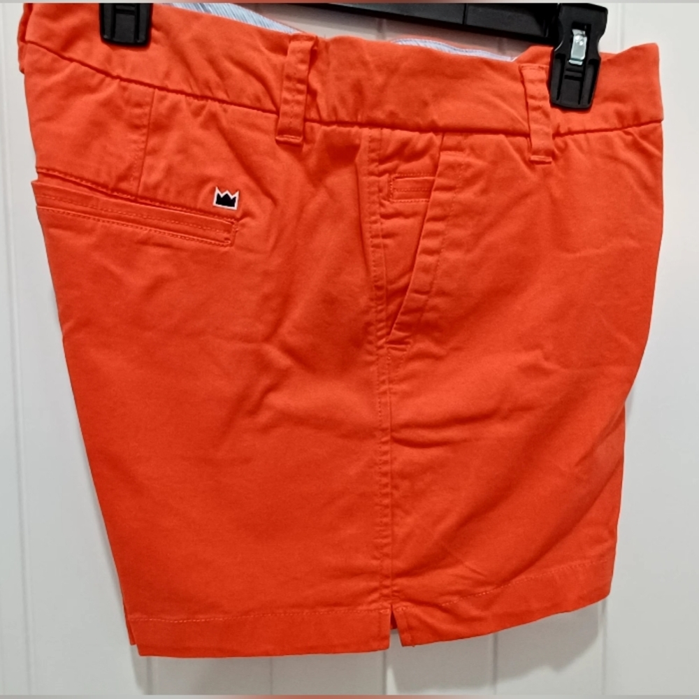 Crown & Ivy Bright Coral Shorts Sz 8 #H09